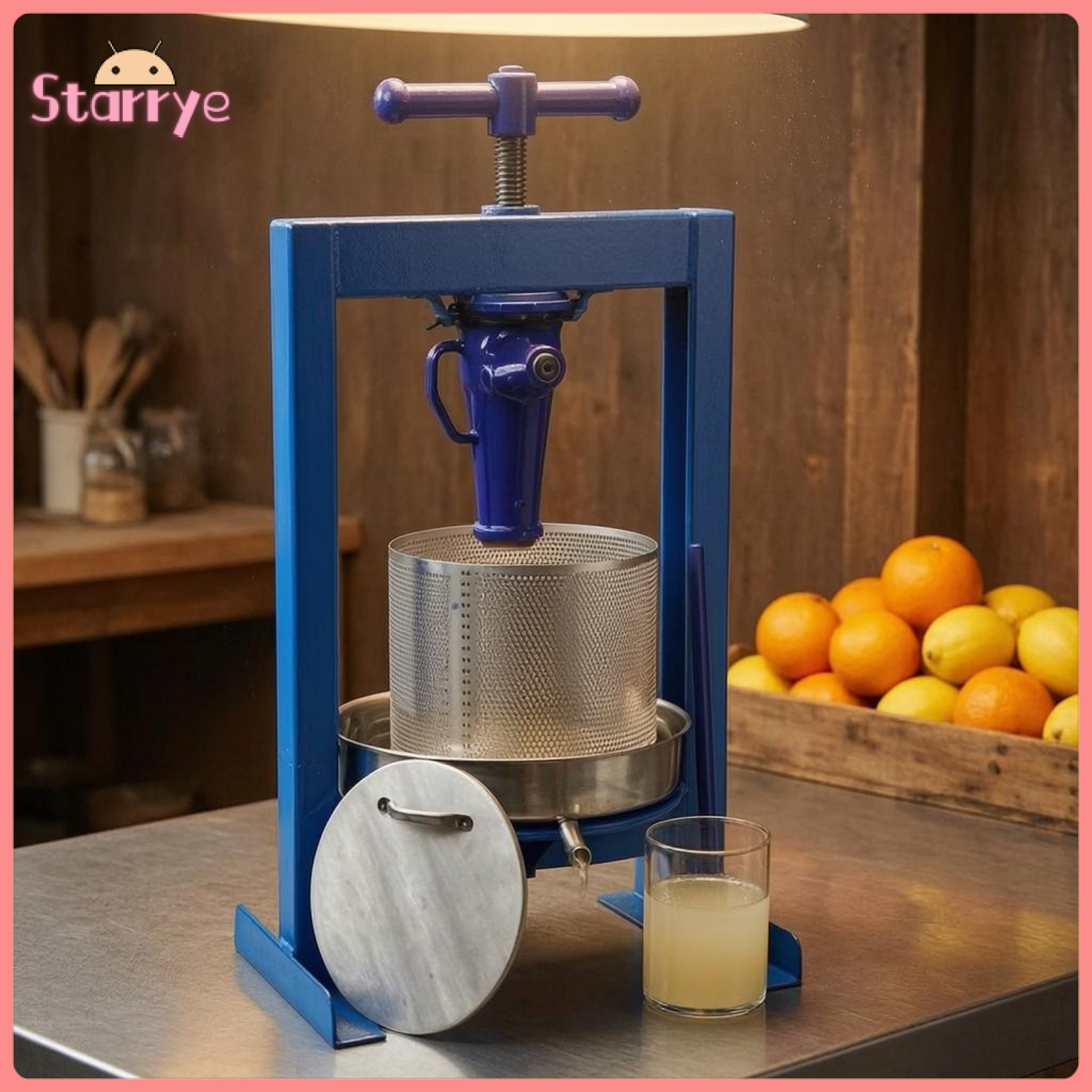 Sunnimix Perforated Wine Press Machine Freestanding Fruit Wine Press ราคา 16,733 บาท*ส่งฟรี