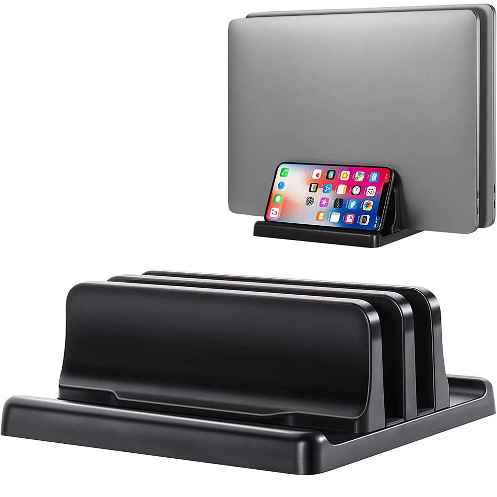 【Irresistible】 Vertical Lap Stand Holder Adjustable Plastic Desk Notebook Dock Space-Saving For Macbook/surface/ / / Book