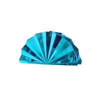 MXKJING L34 Hình quạt vàng Túi cầm tay Thiết kế sang trọng Buổi tối đám cưới Túi xách Hợp thời trang Túi xách nữ Túi xách vai Quà tặng
