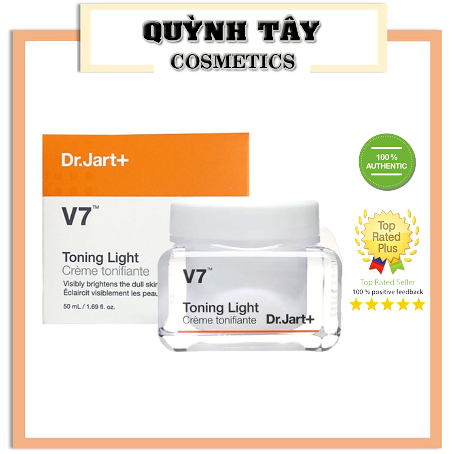 Kem dưỡng trắng tái tạo da V7 Toning Light Dr Jart 50ml mẫu mới 2023