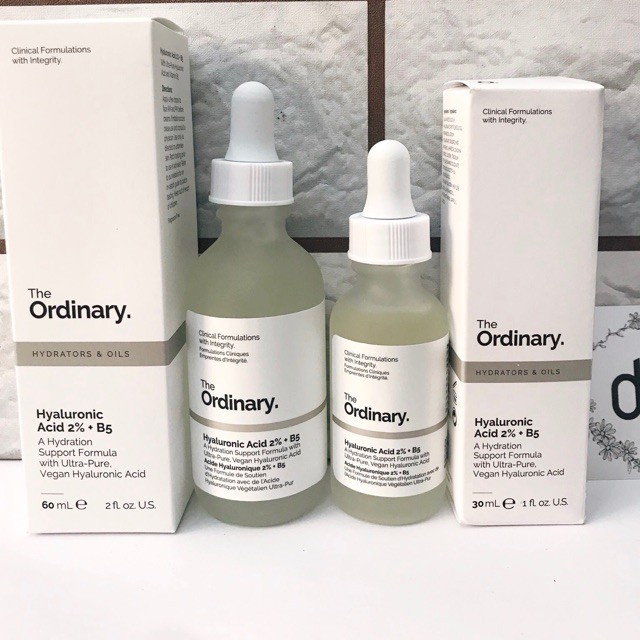 Tinh Chất Cấp Nước Phục Hồi Da Serum THE ORDINARY Hyaluronic Acid 2% + B5