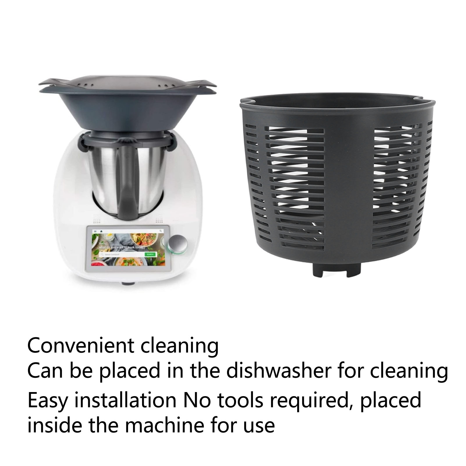 Máy trộn thức ăn phụ tùng máy xay thực phẩm lồng lọc bền vững cho tm6