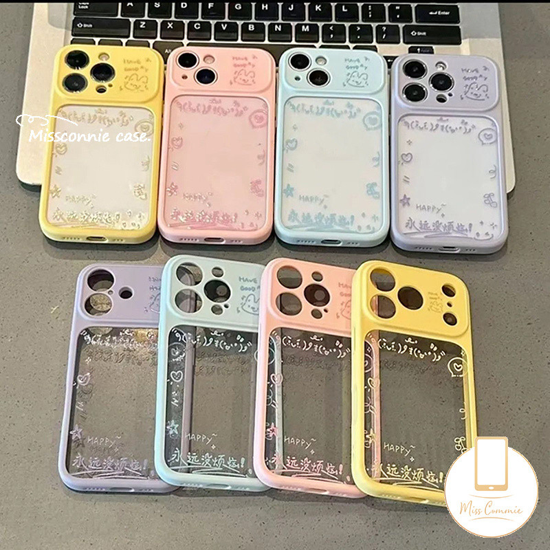 Ốp Lưng Tương Thích Cho IPhone 17 15 16 11 13 14 12 Pro Max 15 16 Plus Phim Hoạt Hình Mèo Con Hai Màu Thay Đổi Tức Thì 17 Bìa Mềm