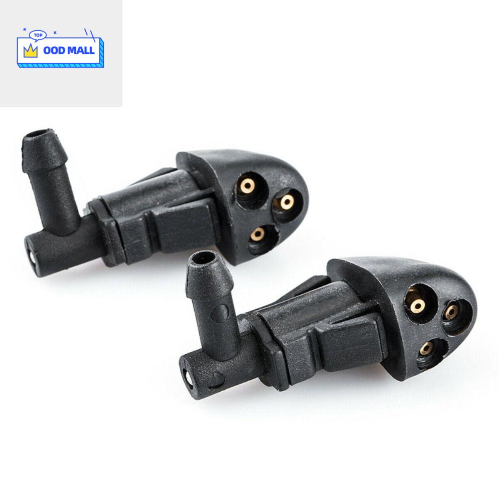 OOD 2 cái Đen 3 lỗ Phù hợp với Chevrolet Cruze 2009-2014 Vòi phun rửa Vòi phun cần gạt ô tô Lưỡi gạt nước Vòi phun tia nước Xe Kính Chắn Gió Máy Giặt