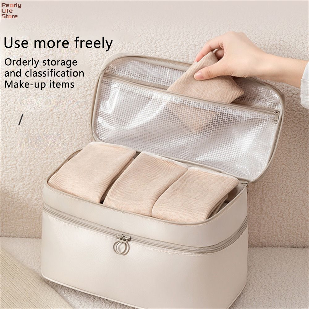 Multifunctional Underwear Storage Bag Travel Clothes Bra Socks Divider  Organizer Pouch Women Portable Cosmetic Stuff Washing Bag