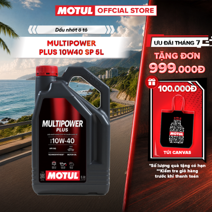 Dầu nhớt xe ô tô MOTUL MULTIPOWER PLUS 10W40 SP 4X5L VN