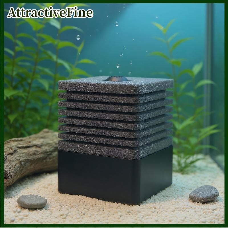 AttractiveFine New Bio miếng bọt biển lọc cho Aquarium Fish Tank tôm Pond máy bơm không khí lọc sinh hóa không ồn ào bọt hồ cá Phụ Kiện