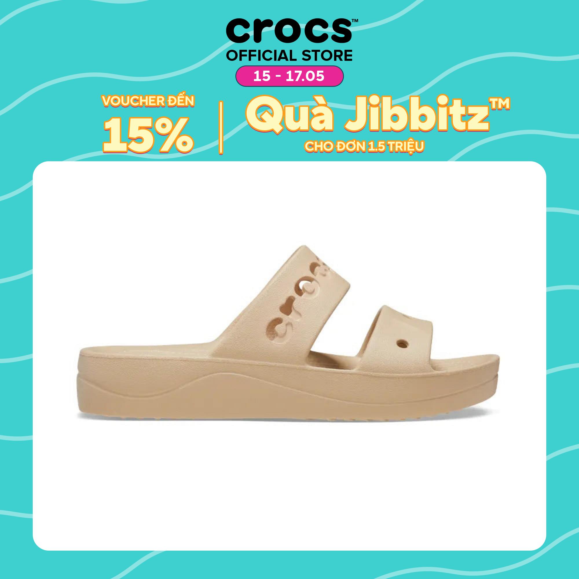 Dép Xăng Đan Nữ Crocs Baya Platform - Chai - 208188-212