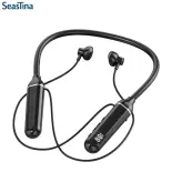 Seastina  Tai nghe bluetooth đeo cổ với màn hình LED, khử tiếng ồn và hỗ trợ chơi game