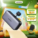 Pin sạc dự phòng Ugreen PB503 35338 5000mAh | Sạc nhanh 22.5W | Tích hợp USB Type C Male/Female | Chính hãng - Bảo hành  18 Tháng 1 đổi 1