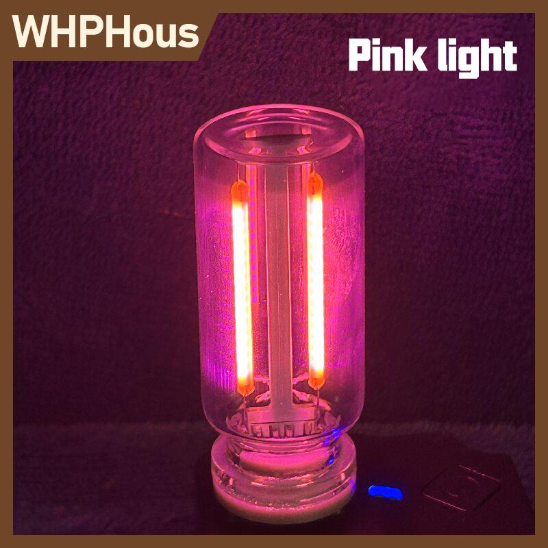 WHPHous Retro USB LED Filament cảm ứng mờ bóng đèn 5V Retro LED Edison Bóng đèn ánh sáng ban đêm cắm trại sợi đốt trang trí LED chiếu sáng