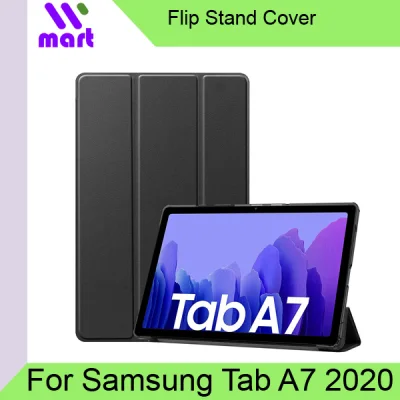 Samsung Galaxy Tab A7 2020 Flip Cover Trifold Polythene Magnetic Case / for Model T500 T505 T507