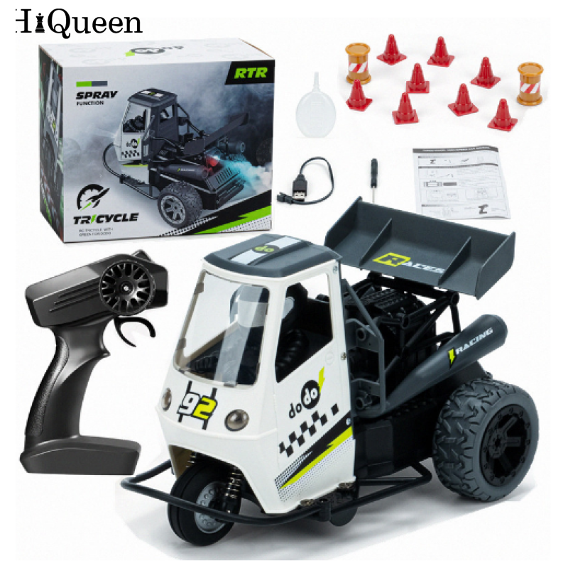 HiQueen S810 Remote Control Motorcycle With Light Spray 2.4G Electric High