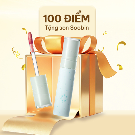 Soobin - Son Watery INTO YOU tint lì mịn mướt môi, lâu trôi