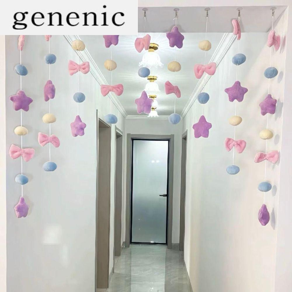 เลือกซื้อ ผ้าม่าน SPHERE ไม่มีการเจาะ ผ้าม่านประตูรูปหัวใจโบว์ แบบเกาหลี รูปร่างของเมฆ ผ้าม่านแบ่งส่วนน่ารัก อเนกประสงค์ 7/9 สาย ผ้าม่านพู่ห้อย ห้องนั่งเล่น ราคาพิเศษ มีเก็บเงินปลายทาง