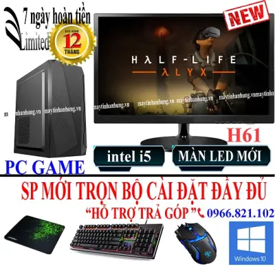 Bộ máy tính chơi game giá rẻ chip intel i7 hiệu năng cao sản phẩm trọn bộ chuyên game cf, lol, fifa, pubg, gata 5, Genshin Impact ...game giả lập bh 12 tháng