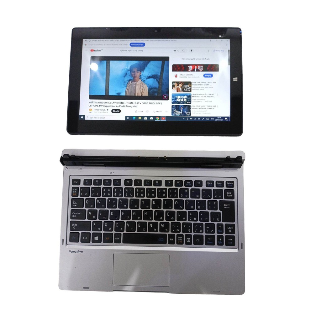2-in-1 Tablet Nec Versapro Vk90As.Cpu Core M3 .Ram 4.Ssd 64/128g. Comes with Original Charging Key. - 6