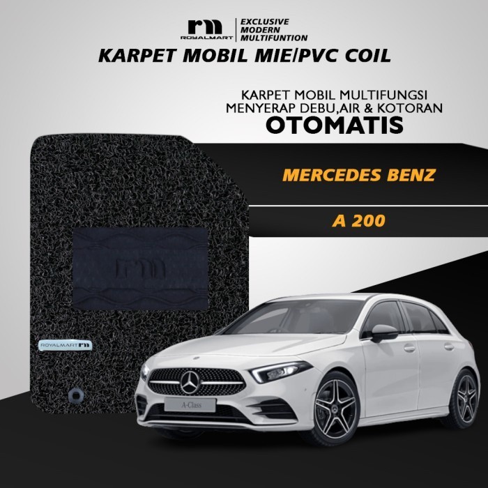 Royal Mart - Karpet Mobil MERCEDES BENZ A200 NON BAGASI/Carpet Mie Bihun Premium Keset PVC Anti Slip Aksesoris Interior Mobil Harga 810,000 rupiah*Gratis Ongkir