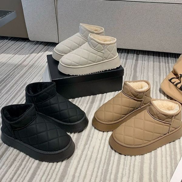 Pre-Order Keylows Cream Teddy Boots