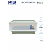 Nikko Flip Top Storage Box Organizer with Wheel Organizer storage Multipurpose Storage