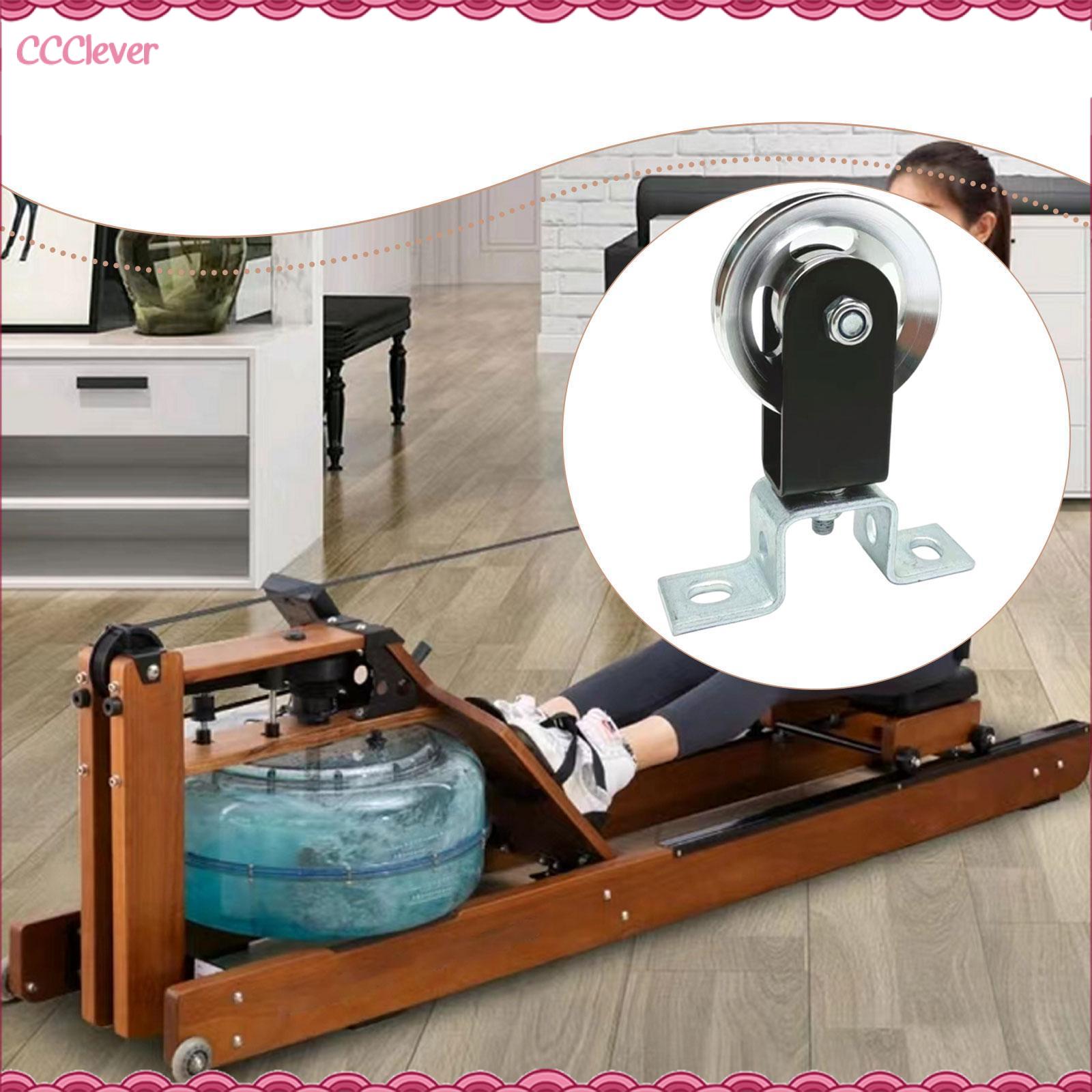 CCclever Ròng rọc tập thể dục nhỏ gọn xoay tập thể dục đa chức năng chịu lực cao tập tin đính kèm thay thế cáp đen bánh ròng rọc bánh xe kéo