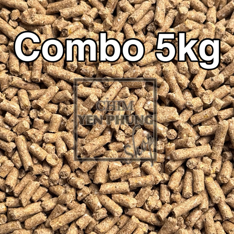 5kg Cám Thỏ Cao Cấp – Thức Ăn Hỗn Hợp Dinh Dưỡng Cho Thỏ, Hamster, Bọ Ú