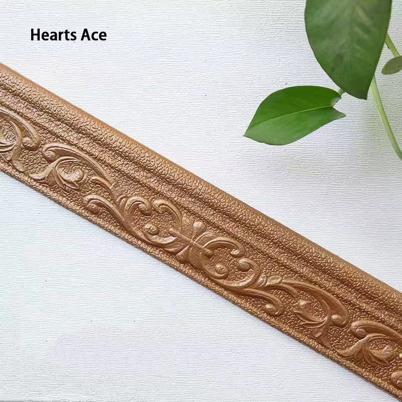 Hearts Ace 2.3 m 3D angled border strip of self - adhesive PE foam interior decoration impermeable ราคา 7 บาท*ส่งฟรี