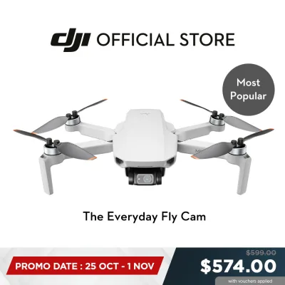 DJI Mini 2 – Ultralight Foldable 3-Axis Gimbal 4K Camera Drone (Drone Registration Not Required)