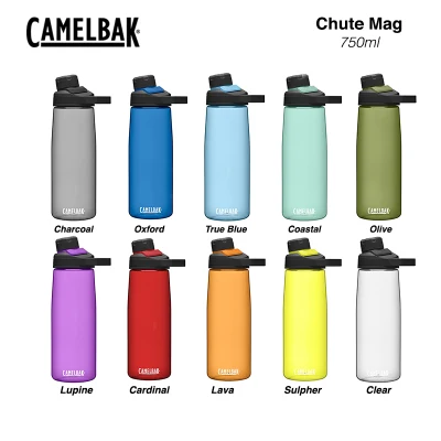 Camelbak Chute Mag 750ml Plastic Water Bottle with Tritan Renew