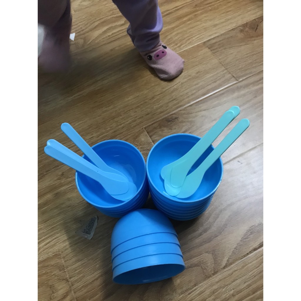 Combo bát thìa cọ dùng trong spa thẫm mỹ viện- ql 90