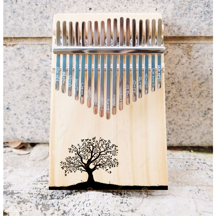Đàn kalimba giá rẻ 17 phím nguyên khối cho bạn mới Leafmusic LF018 Xbox