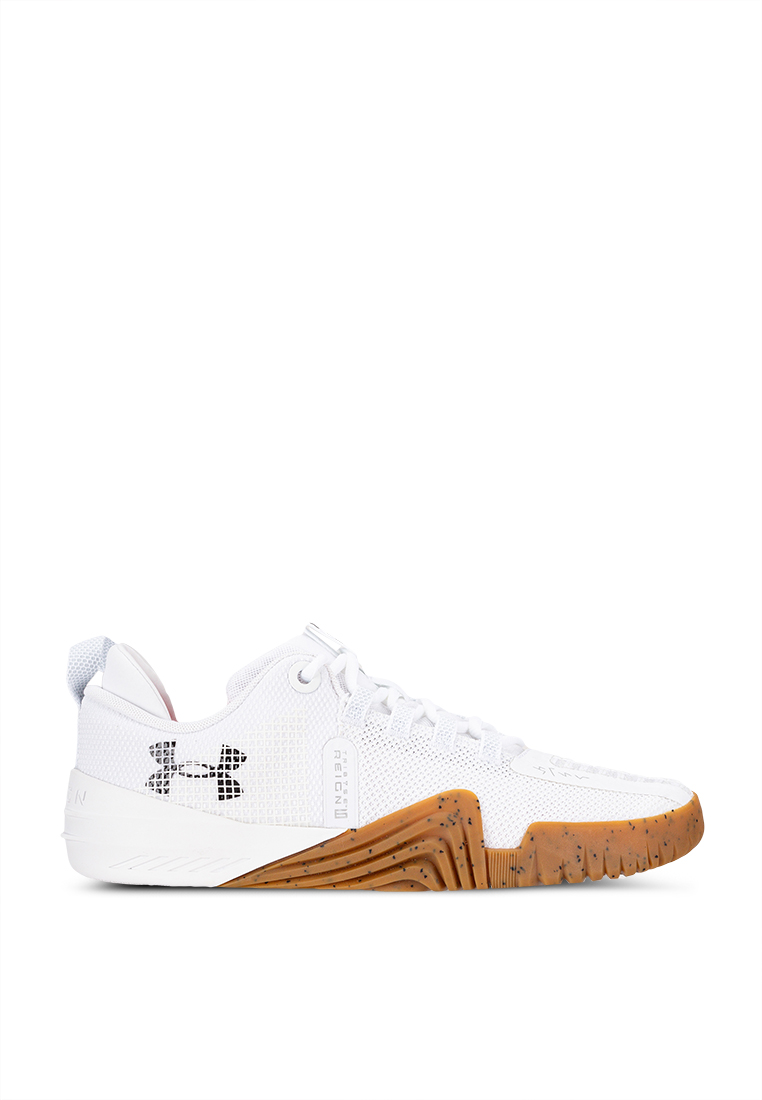 Discount on Under Armour  shoes - SKU: Under Armour TriBase Reign 6 Shoes for Men - White/Distant Gray/Black