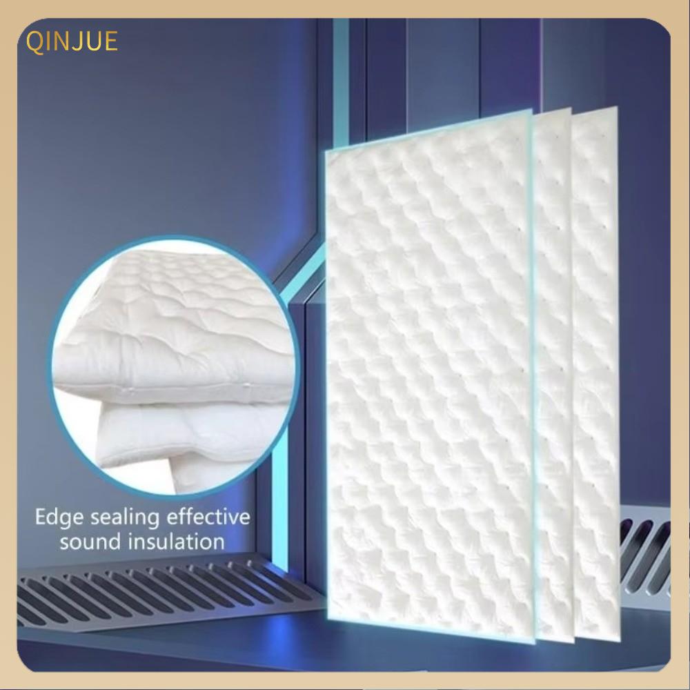 QINJUE Cách âm cách ồn Chất cách âm xe hơi Kích thước 20''x32'' Giảm rung Tấm cách âm xe hơi Phụ Kiện Nội Thất Ô Tô Tự dính