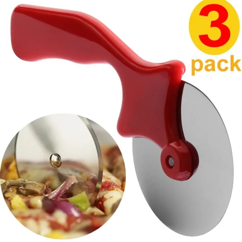 Bánh lăn cắt pizza cắt 304 thép dao lăn bột bánh ngọt Máy cắt con lăn tự nướng bánh quy công cụ hướng dẫn sử dụng mì CuộN dụng cụ nhà bếp