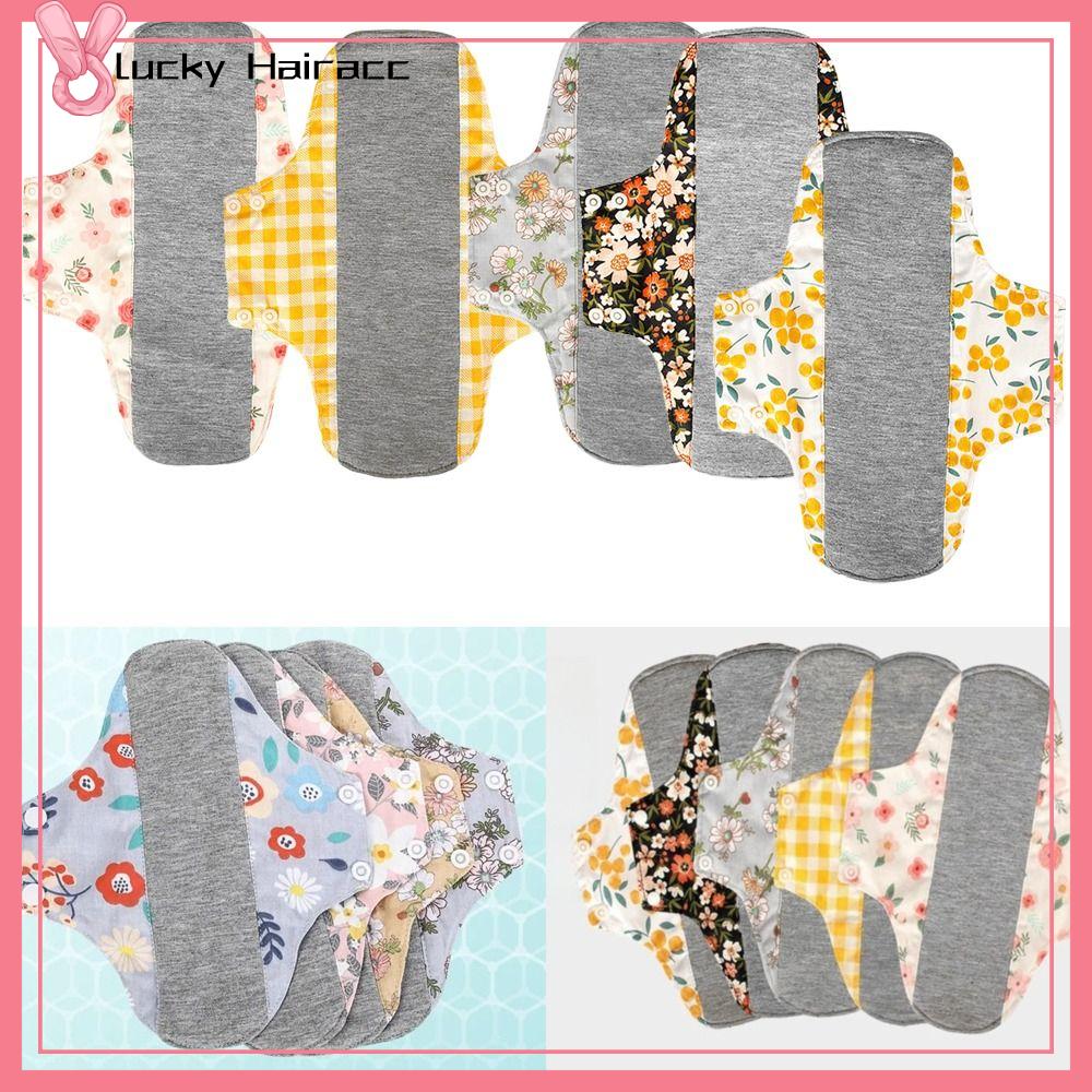LUCKY HAIRACC Có thể giặt Kinh nguyệt thấm hút hàng tháng Tái sử dụng Vệ sinh nữ Băng vệ sinh Hữu ích Người già ngăn ngừa rò rỉ nước tiểu Tã người lớn