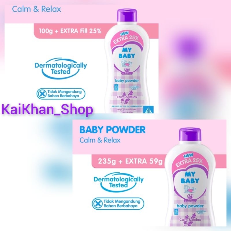 MY BABY Powder Calm & Relax [ 100gr | 235gr ]