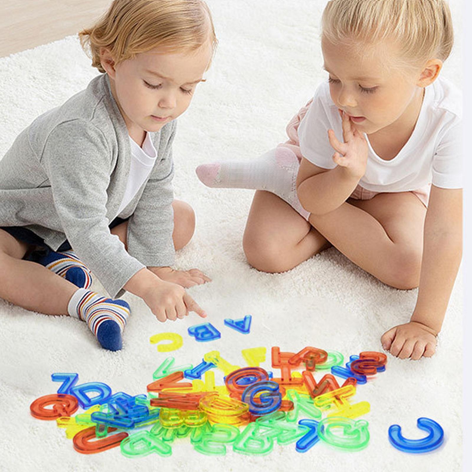 magideal chữ trong suốt và số học tập từ vựng mô hình khối đồ chơi học tập 1