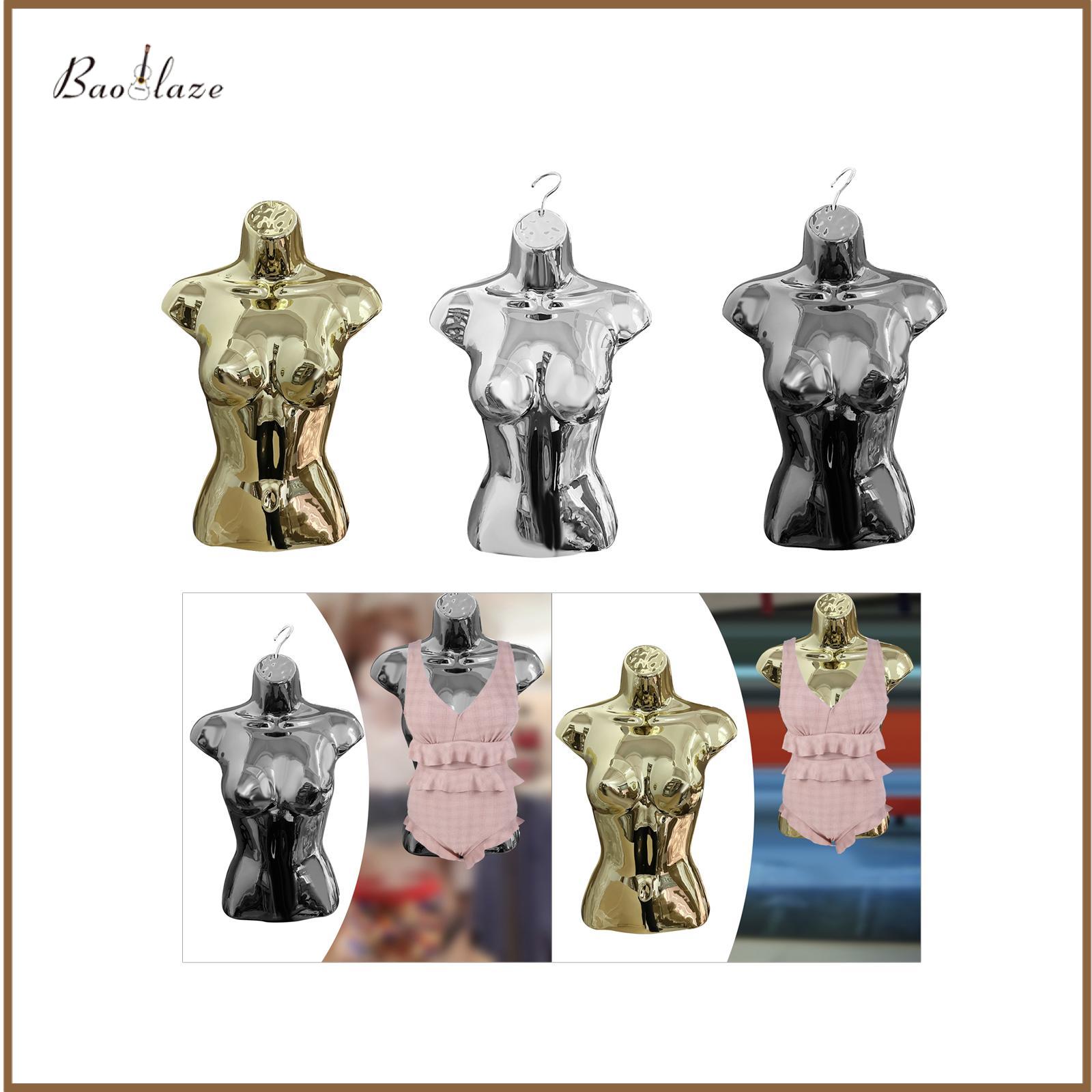 Female Mannequin Torso Half Length Female Mannequin Clothing Form Display Torso Manikin for Shop Clothes Shows ราคา 1,297 บาท*ส่งฟรี