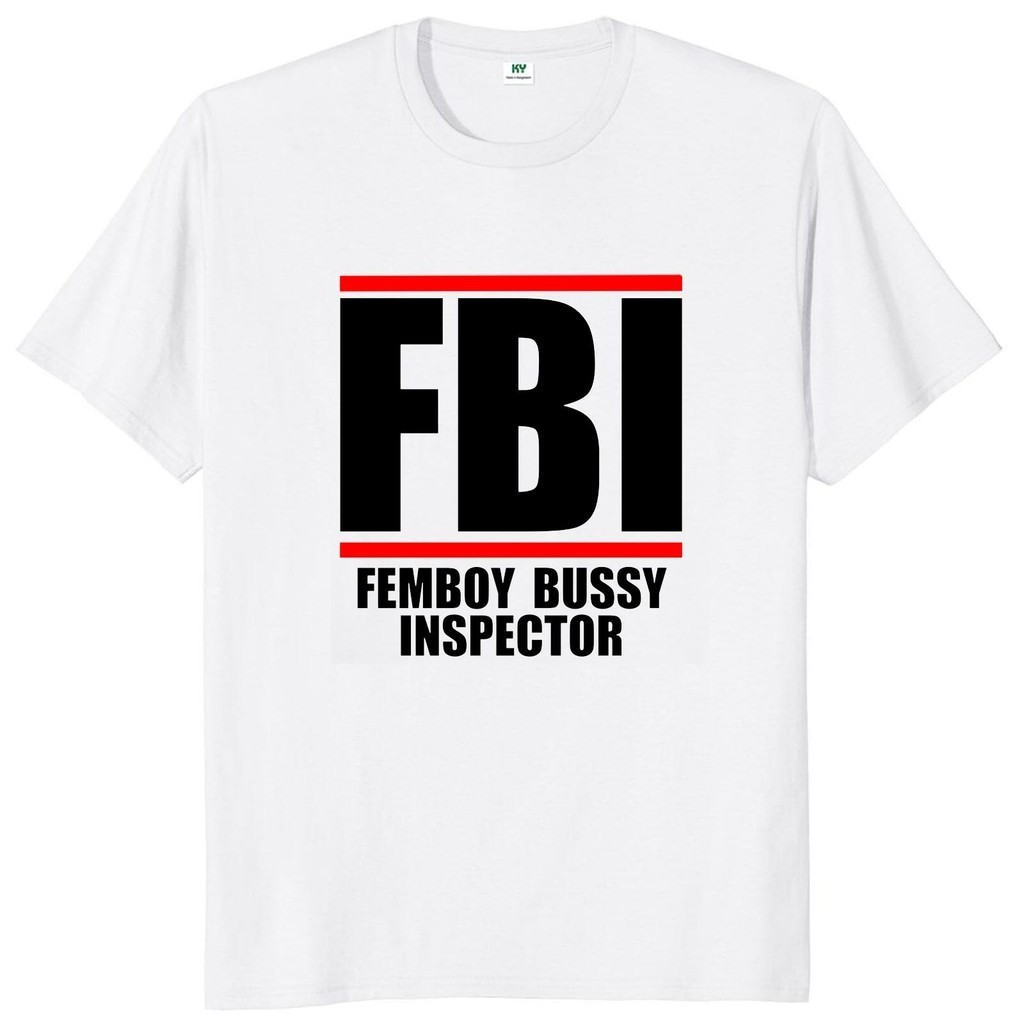 Femboy Bussy Inspector T-Shirt Vui nhộn Lgbt Meme Người lớn Hài hước Femboy Quà tặng T-Shirt Cal Cot