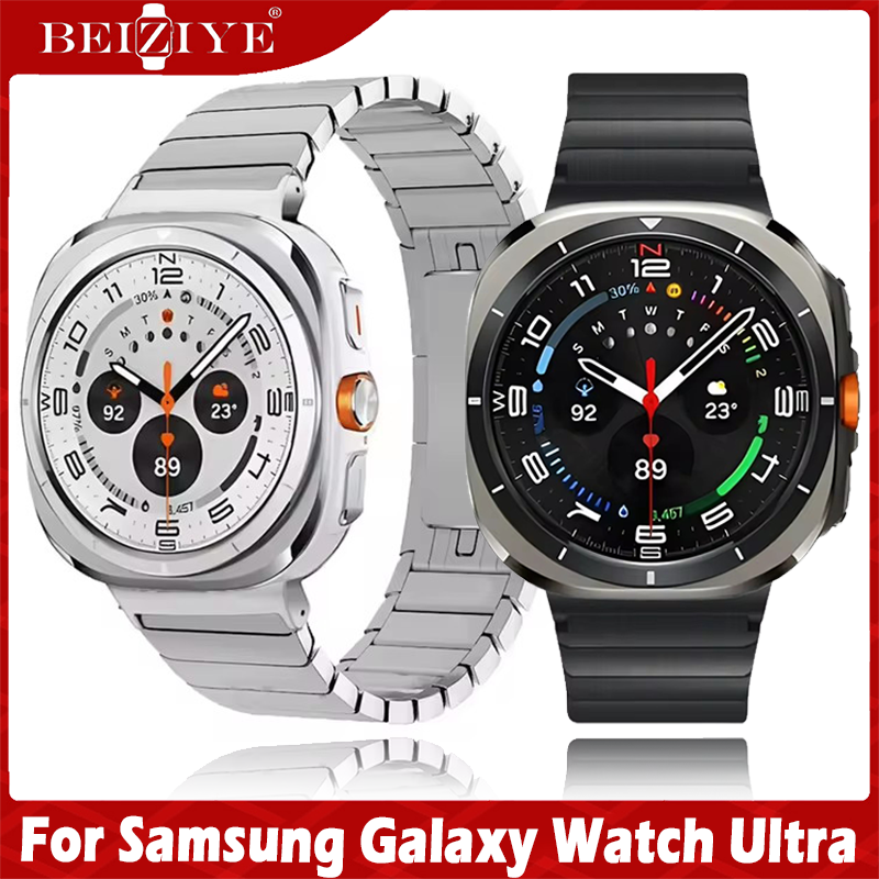 วัสดุ สแตนเลสสตีล สายนาฬิกา for Samsung Galaxy Watch Ultra สาย Metal สายนาฬิกา for Galaxy Watch 7 Ultra สาย นาฬิกา สมาร์ทวอทช์ สายนาฬิกา ราคา 466 บาท*ส่งฟรี