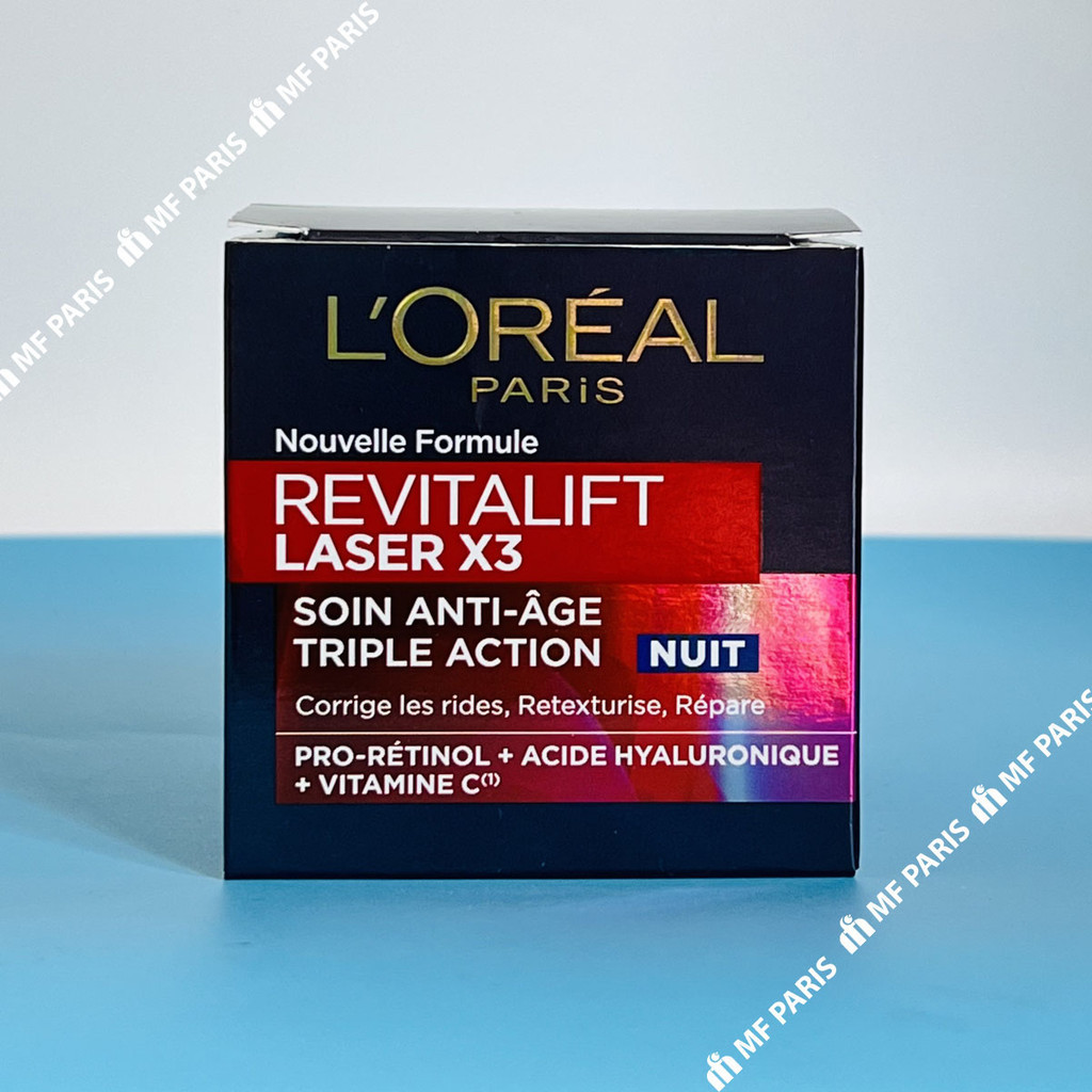 Kem Dưỡng Da L'Oreal Paris Revitalift Laser X3 Triple Action 50ml Chống Lão Hoá Ban Đêm - SẢN PHẨM CỰC KÌ CHẤT LƯỢNG, ĐẢM BẢO SỬ DỤNG ƯNG Ý, ĐƯỢC ƯA THÍCH TRÊN THỊ TRƯỜNG HIỆN NAY, ỦNG HỘ SHOP NHÉ