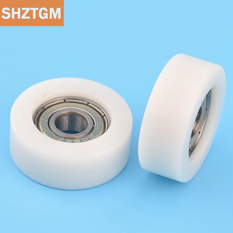 [COD] SHZTGM 1ชิ้น8x32x12มิลลิเมตรแบริ่ง608ZZ ฝัง, ห่อยาง, ปอม ไนลอนแบริ่งรอก, ล้อแบนลูกกลิ้ง ราคา 12 บาท*ส่งฟรี