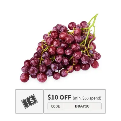 Premium Red Seedless Grapes (Sweet Celebration)