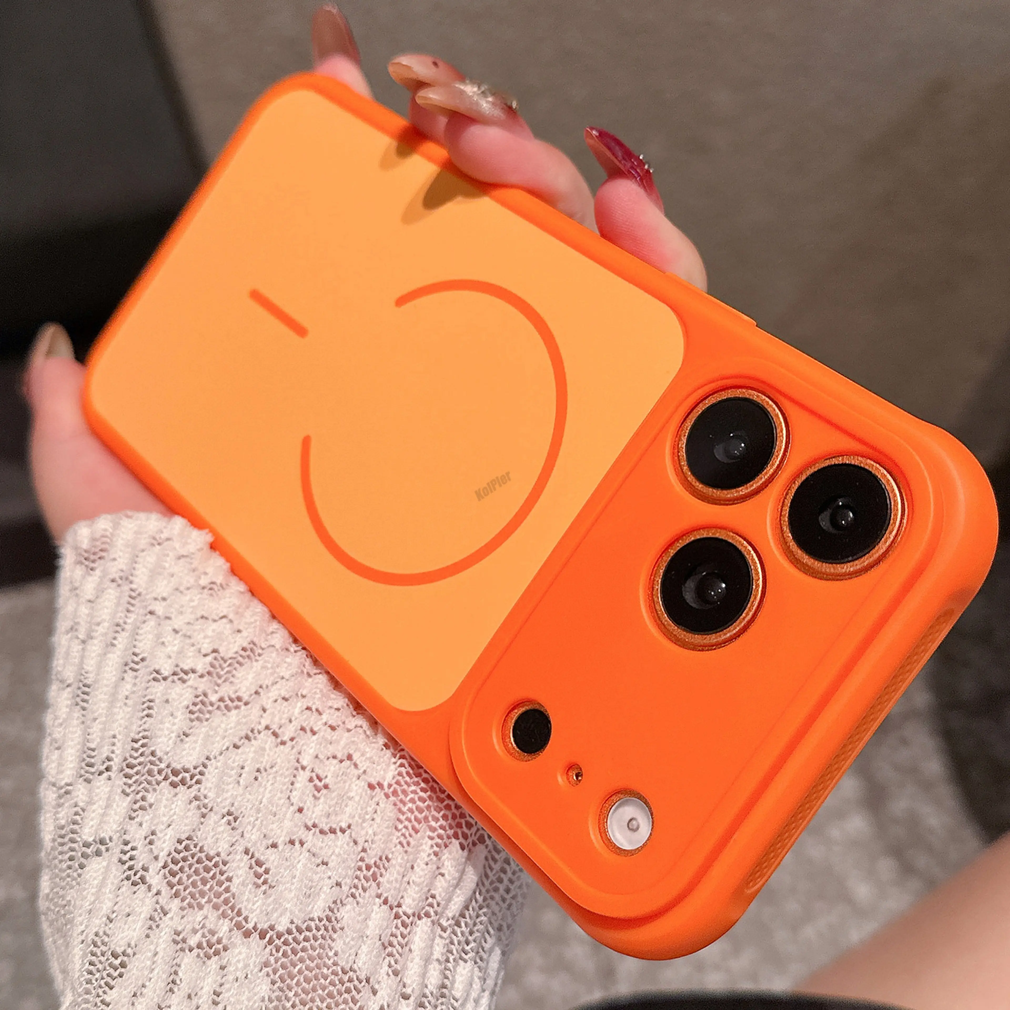 Heat Dissipation Silicone Phone Case For iPhone 17 Pro Max 16PRO 15 Magneitc Wireless Charging Compatible Shockproof Soft Cover