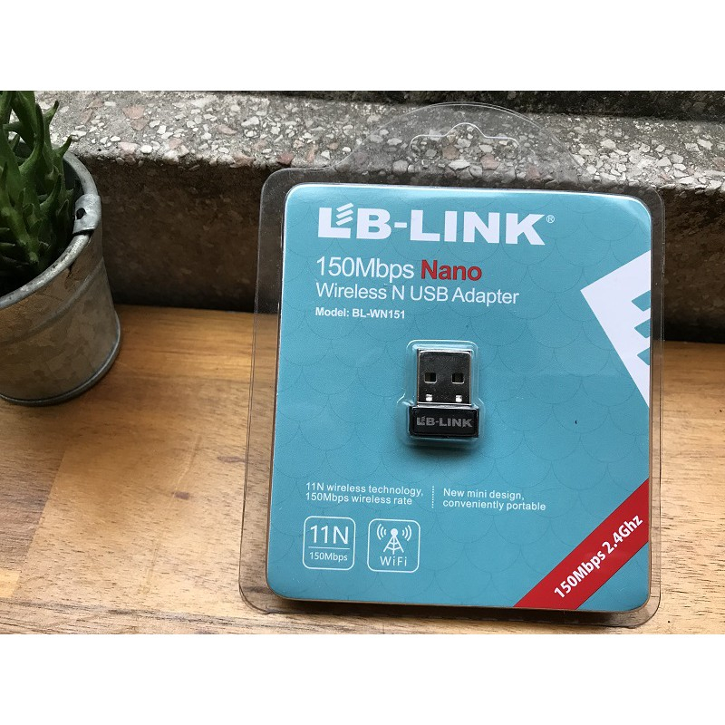 USB thu wifi LB-LINK 151 tốc độ 150Mbps Nano