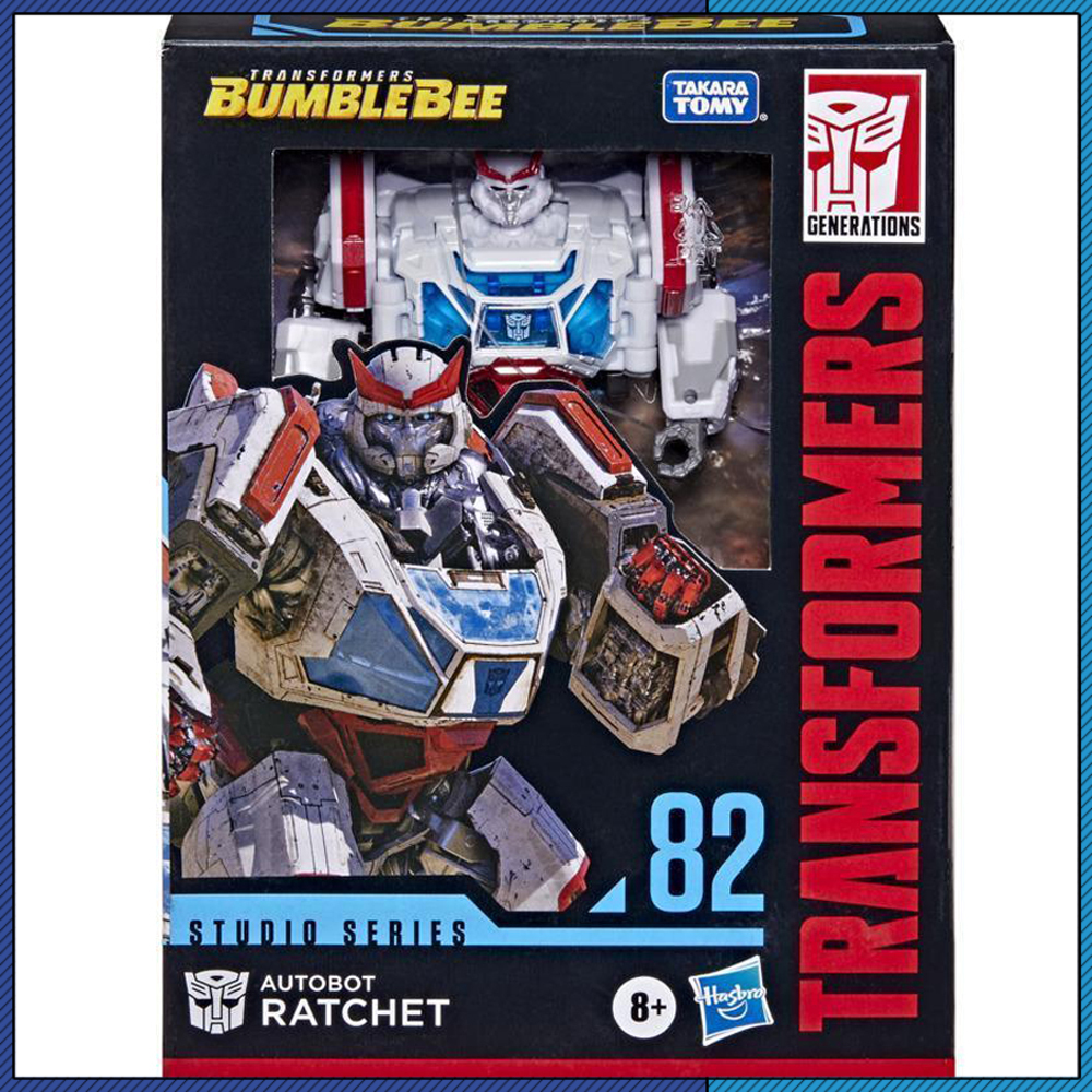 Bản gốc Hasbro Transformers Studio Series 82 Lớp Deluex Ratchet Anime Hoạt động Hình Bộ sưu tập Mô hình Đồ chơi Quà tặng Đồ chơi chính hãng Hasbro
