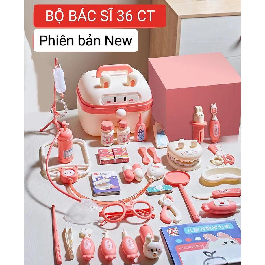 Đồ chơi bác sĩ cho bé cao cấp, mô phỏng thiết bị y tế thật, đồ chơi trẻ em nhập vai, y tá nha sĩ khám răng
