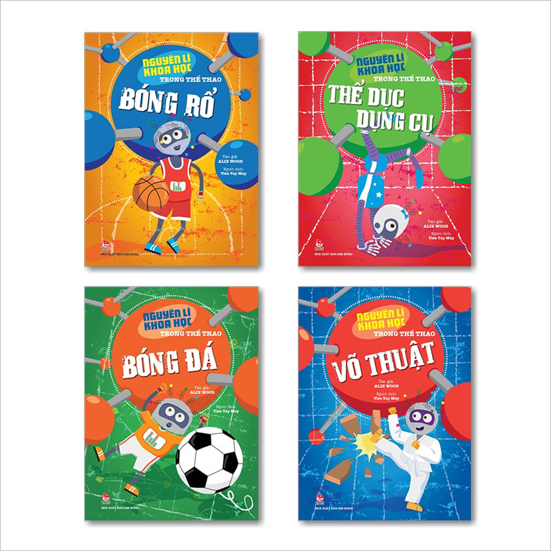 Kim Đồng - Combo Nguyên lí khoa học trong thể thao (4 quyển)