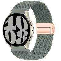Tali Jam Tangan Nylon 22mm 20mm Buckle Magnetis Universal Untuk Samsung Galaxy Watch 7 6 5 4 FE Huawei Watch GT Xiaomi Redmi Amazfit Garmin Itel Smartwatch