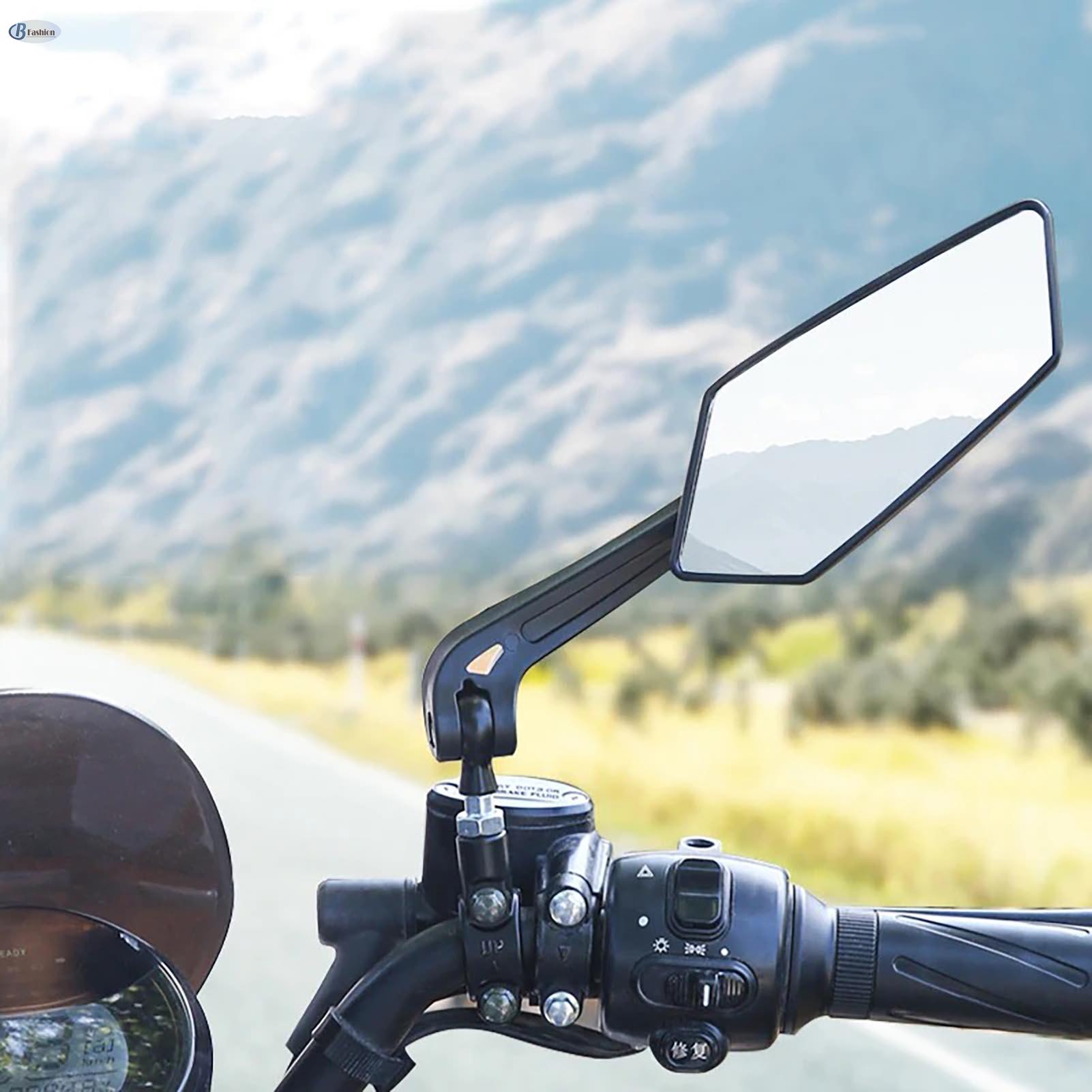B-F Adjustable Bicycle Rear View Mirror Safe Crystal Convex Wide Angle Bicycle Mirror for Safe Riding and Cycling BF-MY ราคา 225 บาท*ส่งฟรี